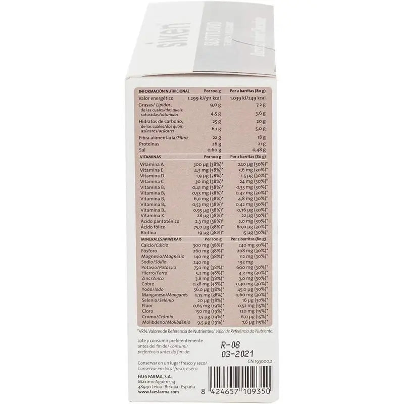 Barres de chocolat de substitution Siken 8 unités