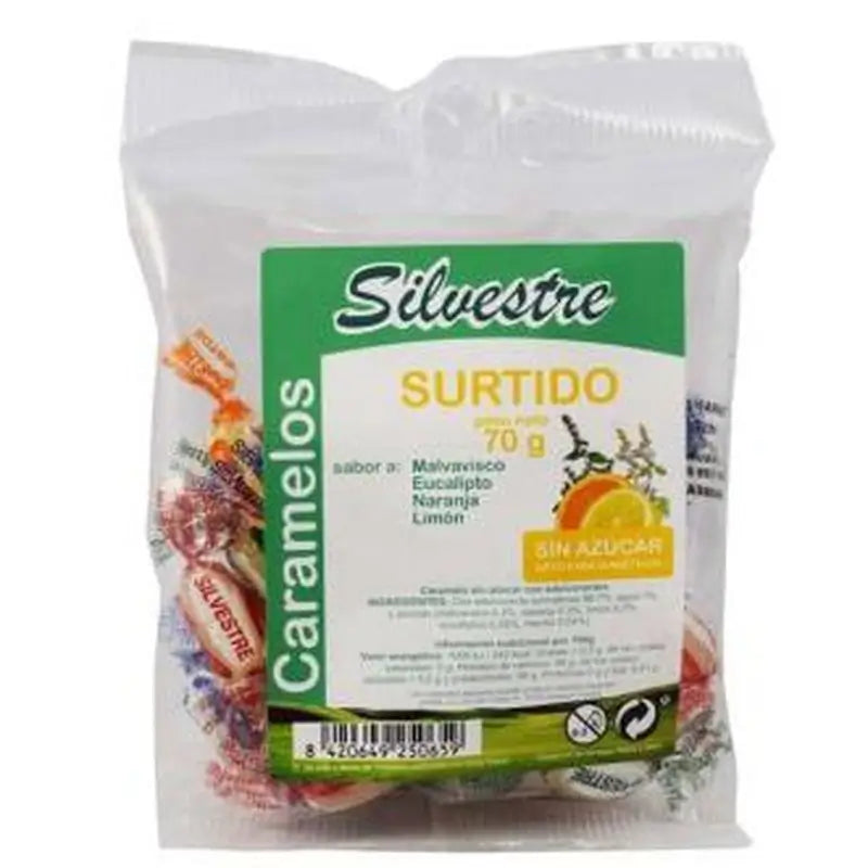 Silvestre Assorted Sugar Free Sweets 70Gr.