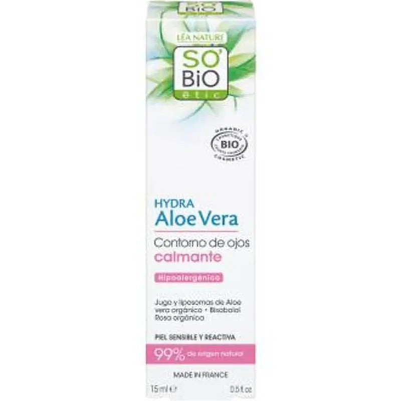 So'Bio Etic Soothing Eye Contour Bisabolol-Aloe 15Ml Bio