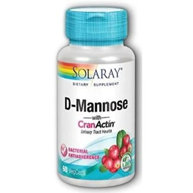 Solaray D-Mannose/Cranactin 60 Capsules