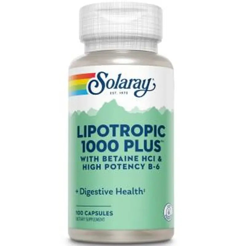 Solaray Lipotropic 1000 Plus 100 Capsules