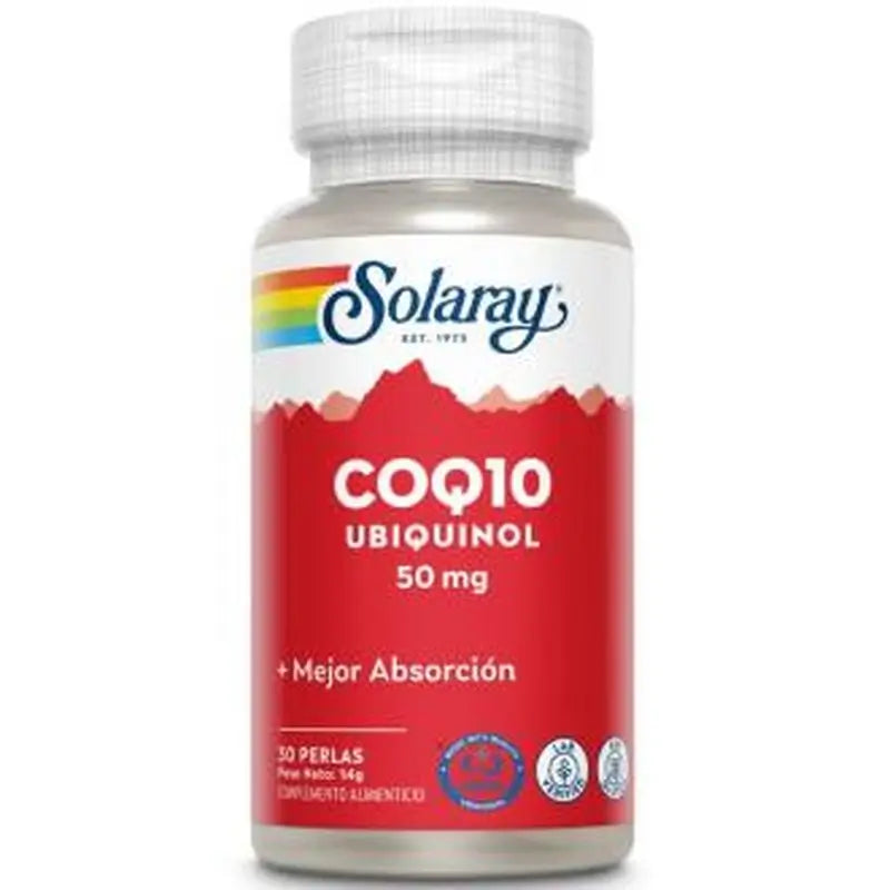 Solaray Ubiquinol Coq10 50Mg. 30Pearls