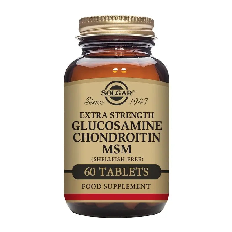 Solgar Glucosamine Chondroïtine MSM, 60 Comprimés