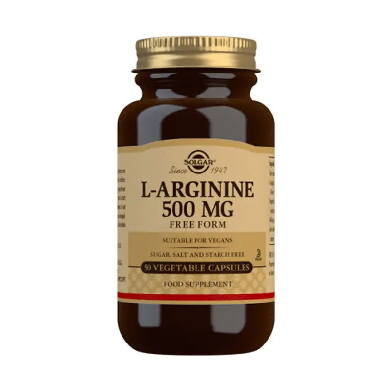 Solgar LArginine 500 mg. 50 vegetarian capsules