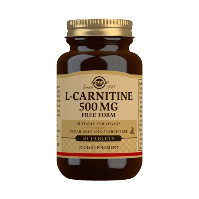 Solgar LCarnitine 500 mg. 30 tablets