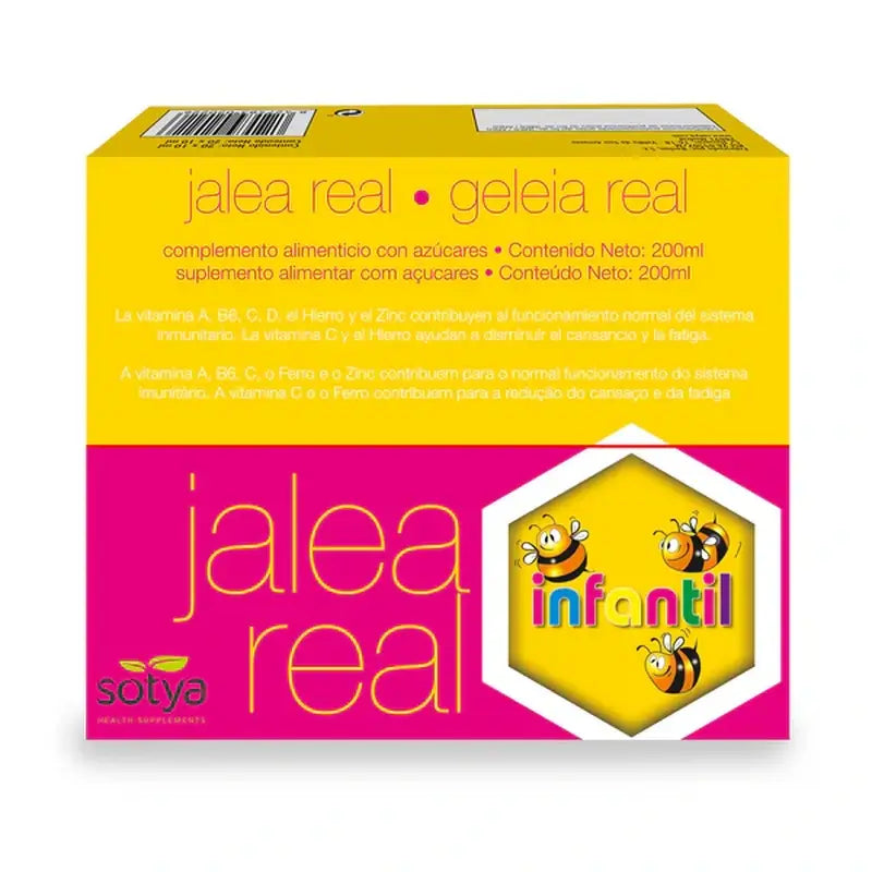 Gelée royale Sotya pour enfants, 20 flacons
