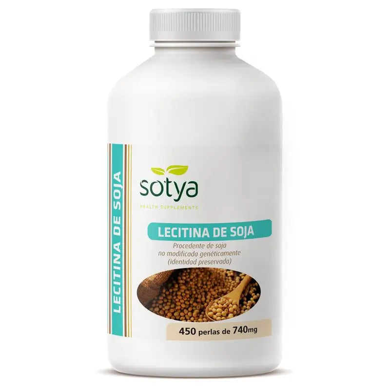 Sotya Soy Lecithin 740 Mg, 450 Pearls