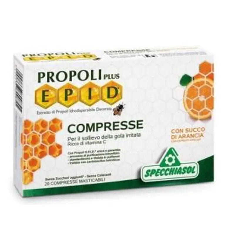 Specchiasol Epid Honey-Orange 20 Tablets