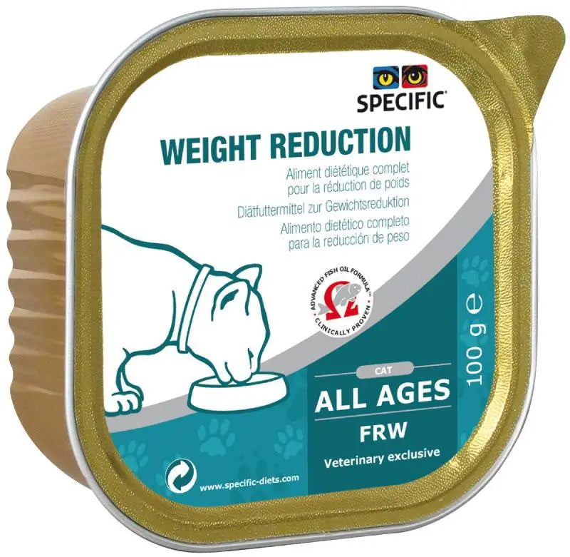 Specific Feline Adult Frw Weight Reduction Box, 7X100 grams, wet cat food