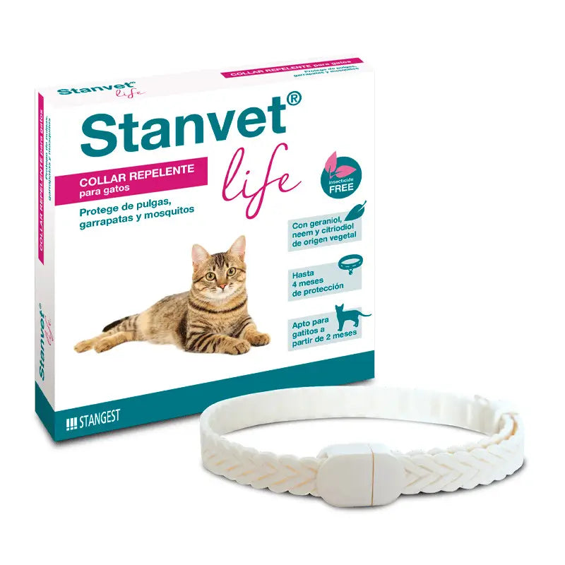 Stangest Stanvet Life Collier répulsif pour chat 37cm