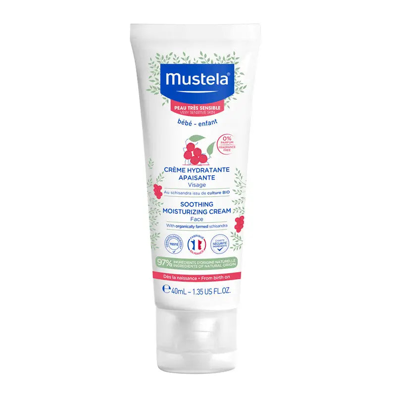 Mustela Moisturising Face Cream with Schisandra Bio, 40 ml