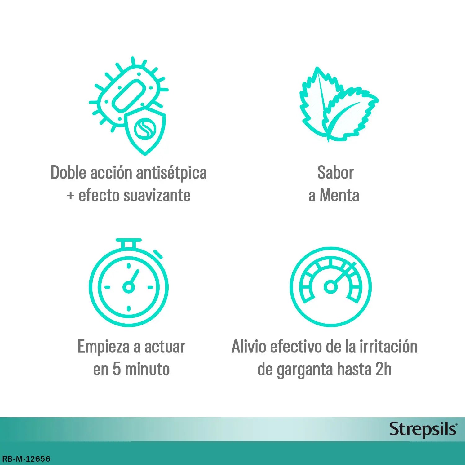 Strepsils Menthe poivrée 24 unités