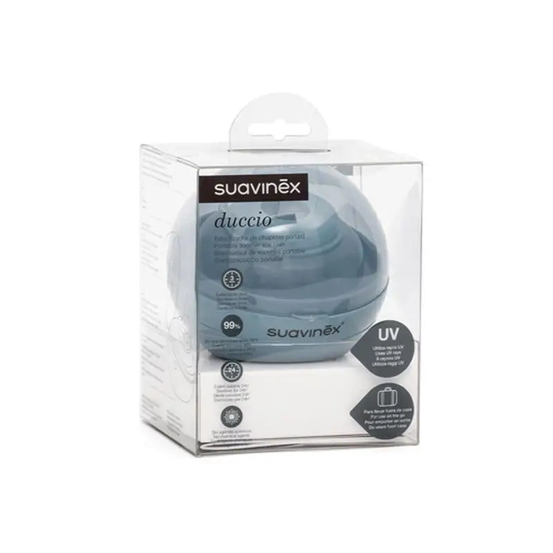 Suavinex Duccio Uv Stérilisateur de sucette, bleu
