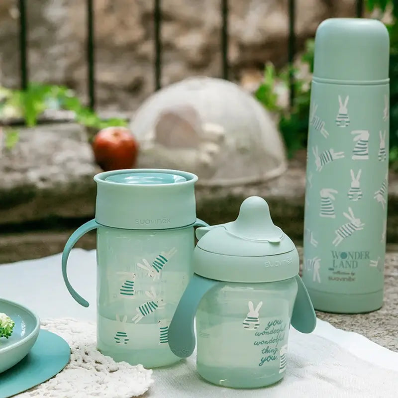 Thermos à liquide Suavinex 500 ml, Wonderland Green