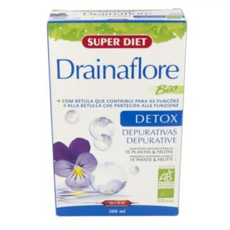 Superdiet Drainaflore 20Amp. Agbio