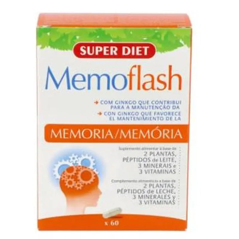 Superdiet Memoflash Memory 60Caps Agbio