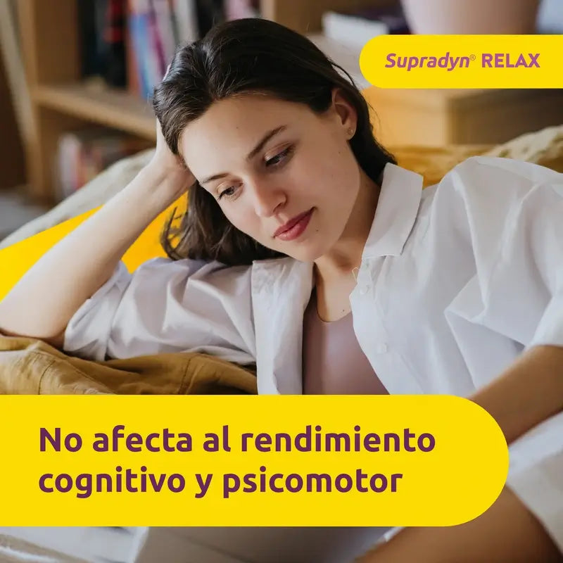 Supradyn Relax, Calme et Tranquillité avec Passiflore et Valériane, 30 Capsules