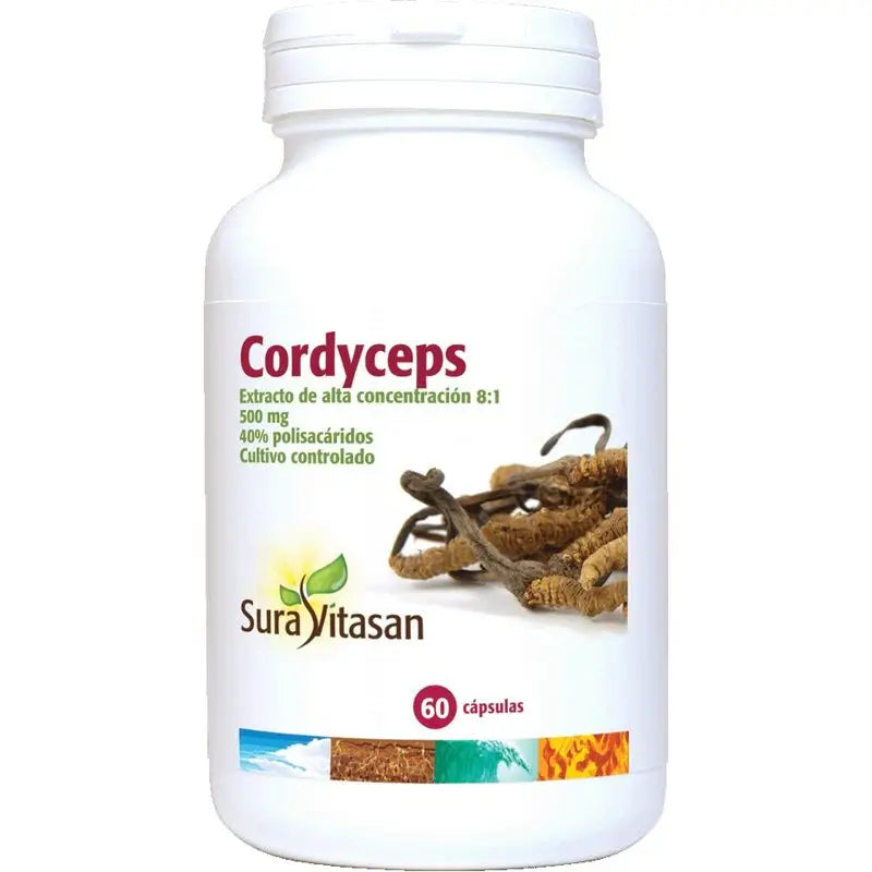 Sura Vitas Cordyceps 500 Mg , 60 capsules