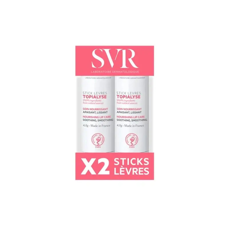 Svr Topialyse Duo Stick Levres , 2x4 g