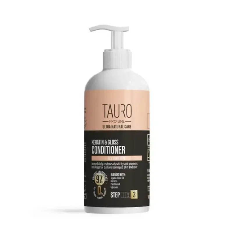 Tauro Pro Line Après-shampoing Kératine & Brillance, 1 000 ml