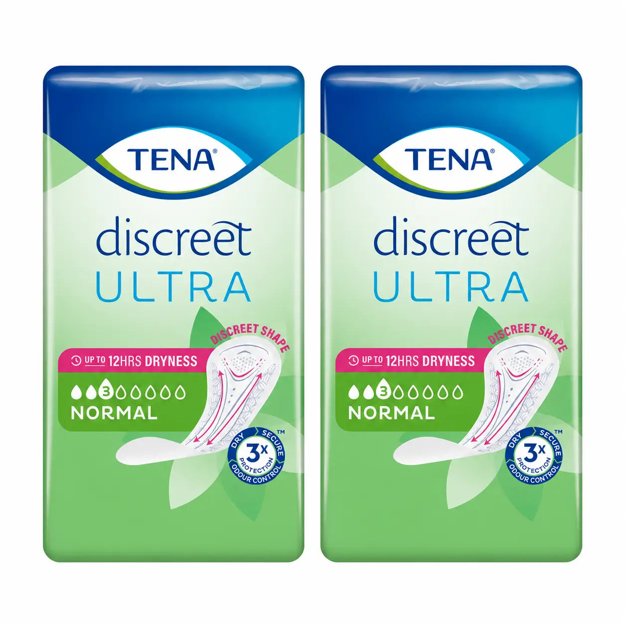 Tena Pack Discreet Normal Ultra, 2 X 16 unités
