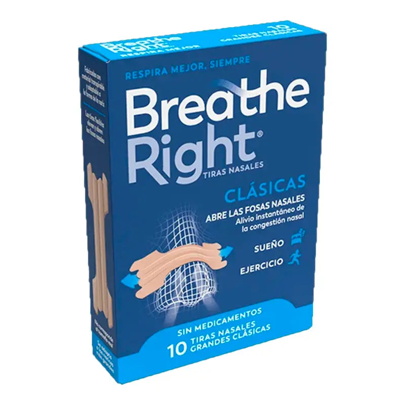 Breathe Right Nasal Strips Large 10 pieces