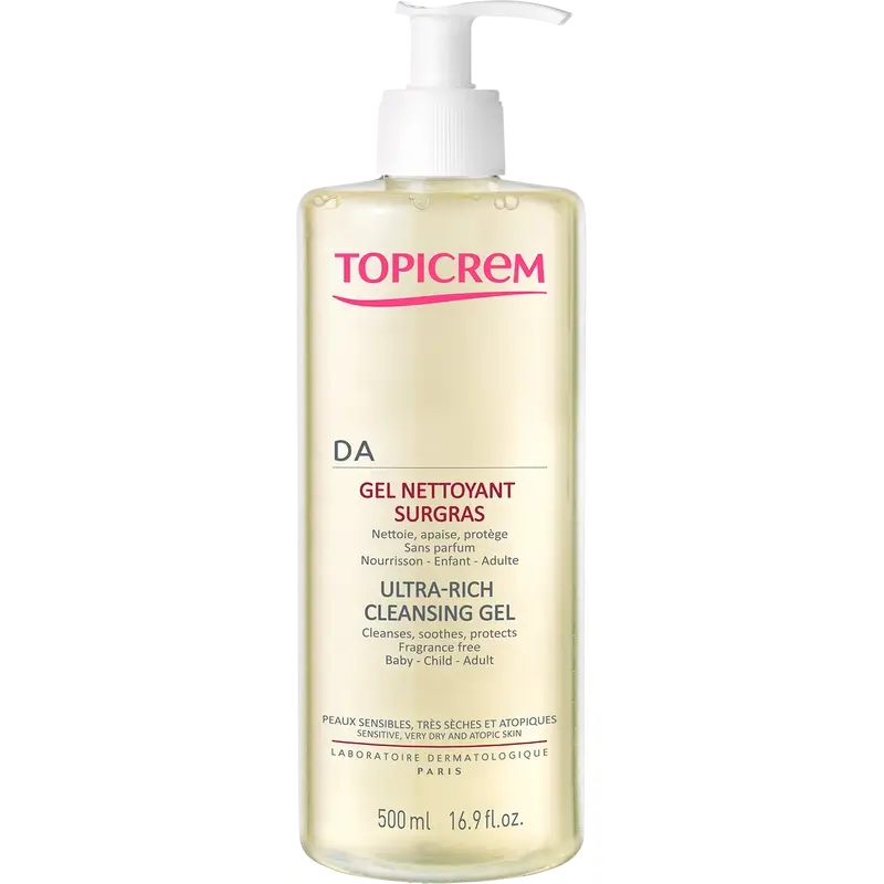 Topicrem Gel nettoyant pour les peaux grasses 500 ml