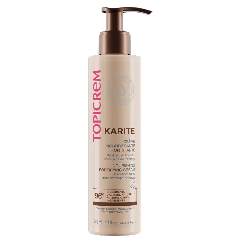 Topicrem Crème nourrissante et fortifiante au beurre de karité, 200 ml