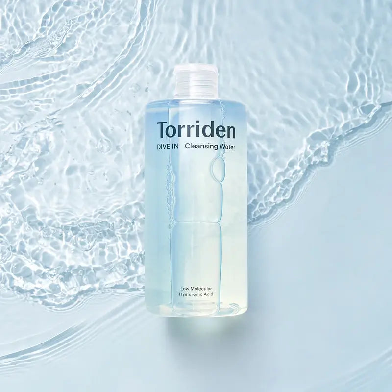 Eau nettoyante à base d'acide hyaluronique à faible poids moléculaire Torriden Dive-In, 400 ml