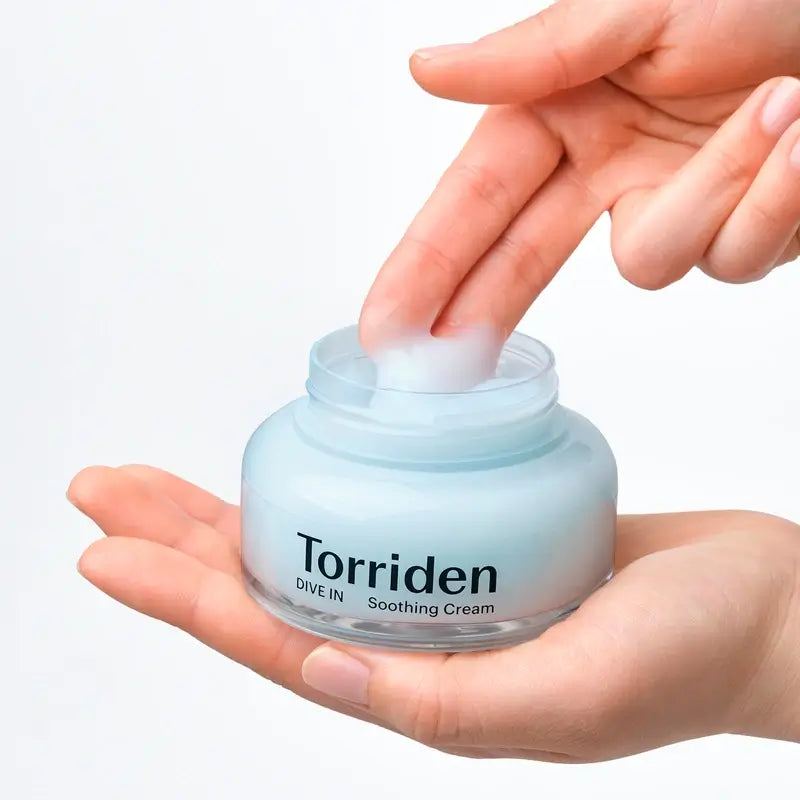 Crème apaisante à base d'acide hyaluronique à faible poids moléculaire Torriden Dive-In, 100 ml