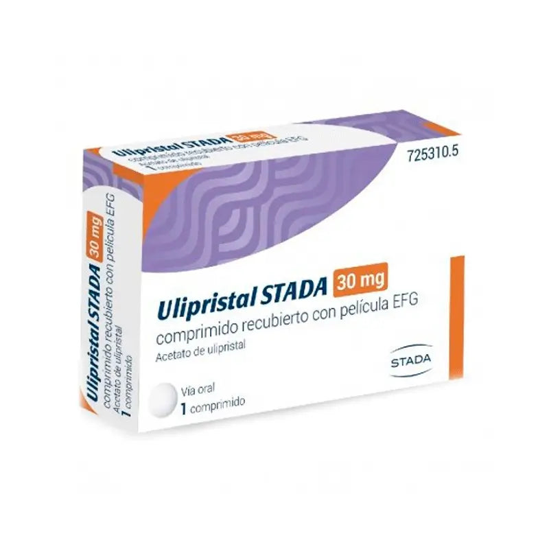Ulipristal Stada EFG 30 mg, 1 Film-coated Tablet