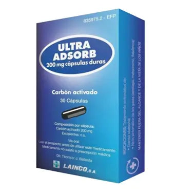 Ultra Adsorb 200 mg, 30 Capsules