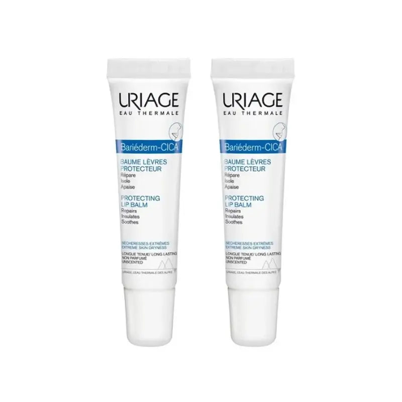 Uriage Bariéderm-Cica Protective Balm Duplo, 2X15 Ml