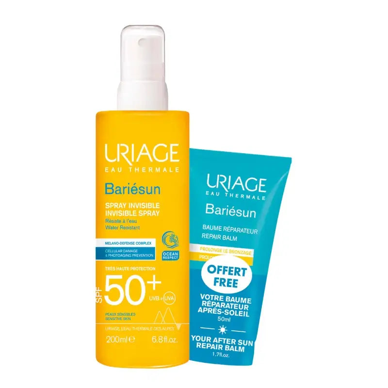 Uriage Bariésun Crème Spf50+ 50Ml + Spray Invisible Spf50+ 200Ml