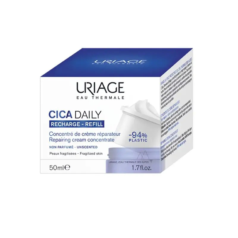 Uriage Cica-Daily Crème concentrée Recharge, 50Ml