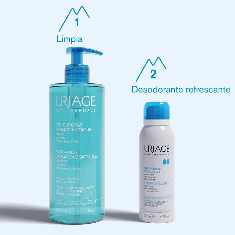 Déodorant fraîcheur d'Uriage 125 ml