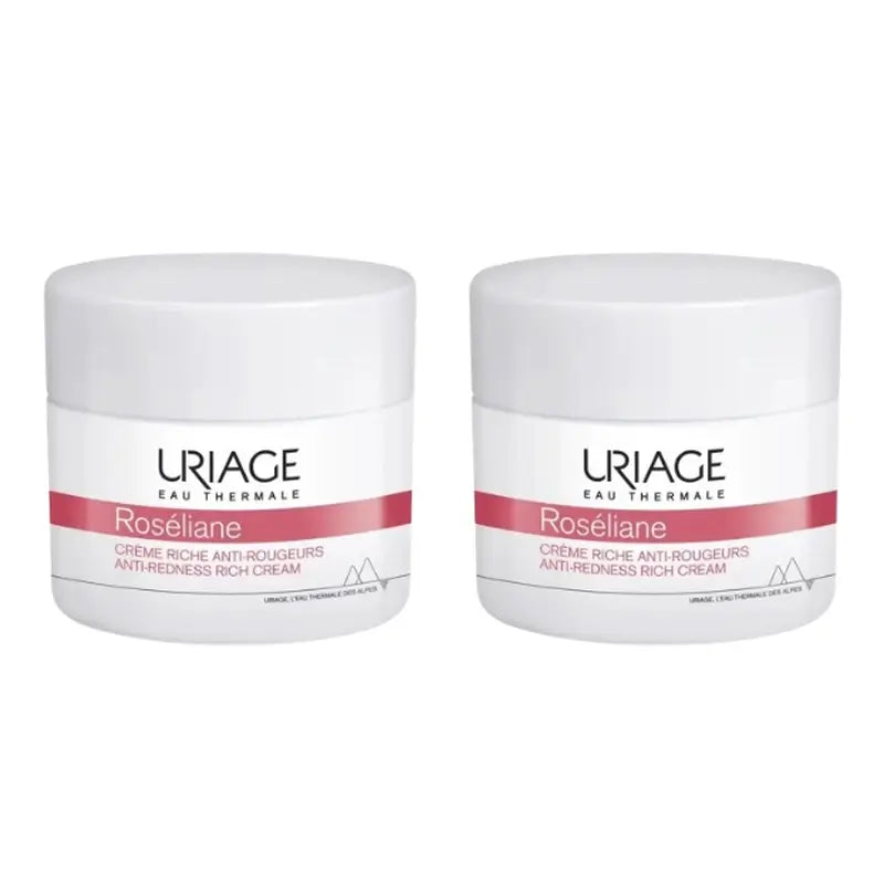 Uriage Roséliane Rich Anti-Redness Cream Duplo, 2X50 Ml