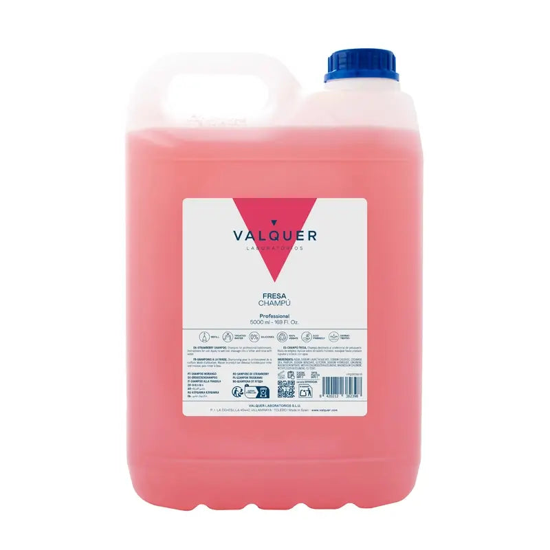 Valquer Shampooing à la fraise, 5 L