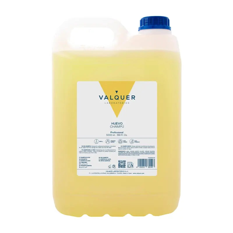 Valquer Shampooing à l'œuf, 5 L