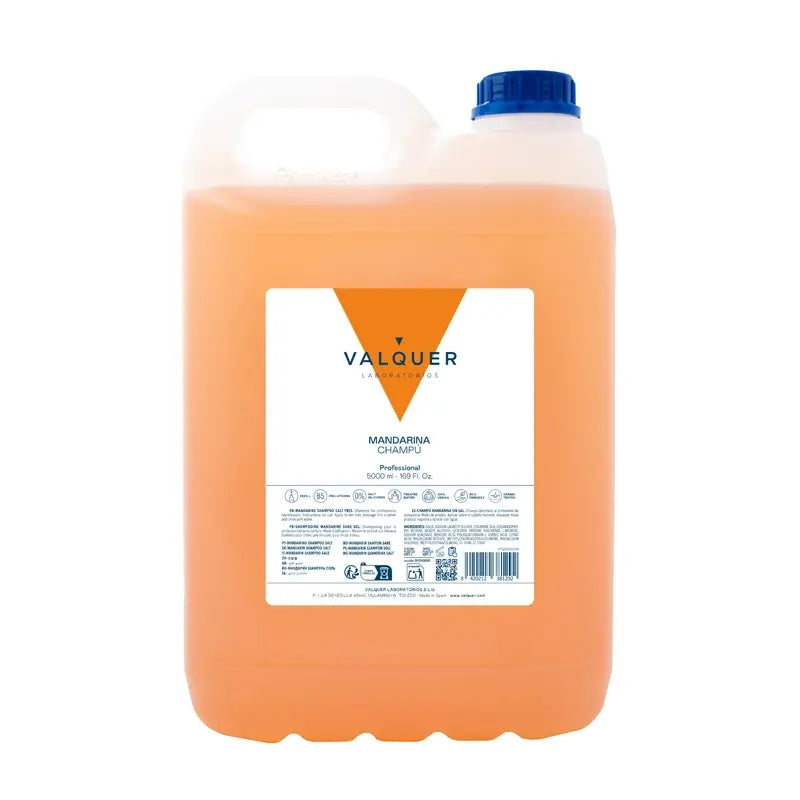 Valquer Shampooing sans sel à la mandarine, 5 L
