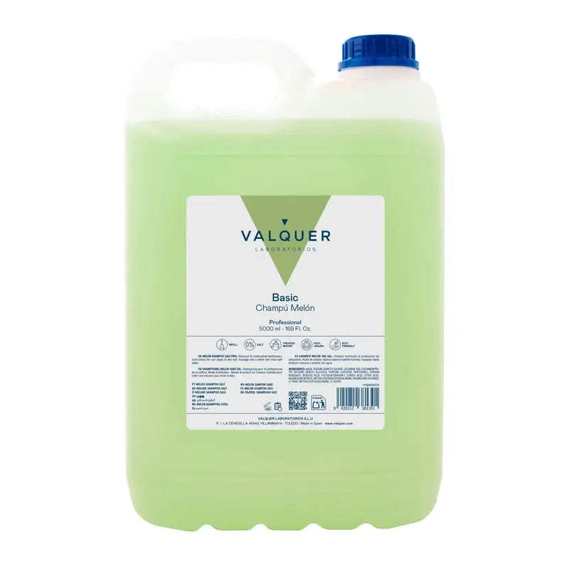 Shampooing au melon non salé de Valquer, 5 L