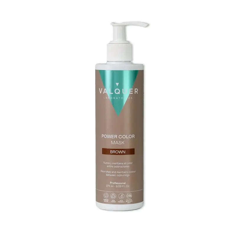 Valquer Masque couleur châtaigne - Power Color , 275 ml