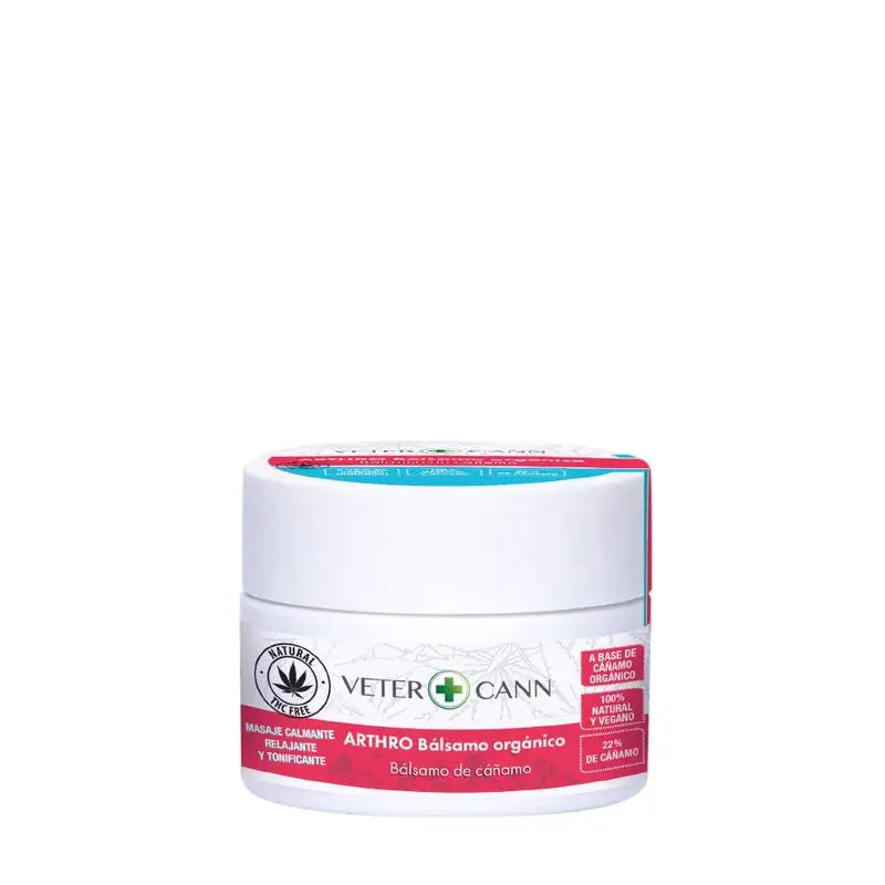 Vetercann Arthro Organic Massage Balm, 50 ml