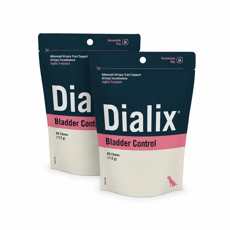 Vetnova Dialix Bladder Control, lot de 2 x 60 friandises à mâcher, friandises pour chiens