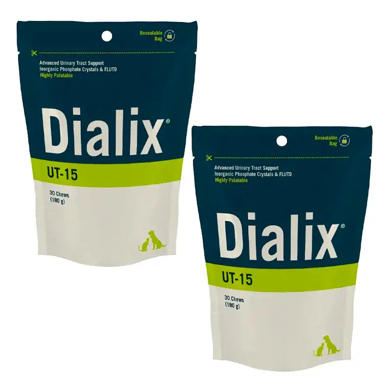 Vetnova Dialix UT-15, paquet de 2 x 30 comprimés à mâcher