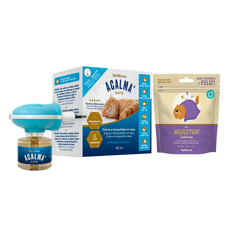 Vetnova Cats Multiva Calming + Acalma diffuser-refill 48ml