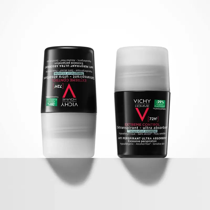 Vichy Homme Extreme Control Déodorant Anti-Transpirant 72H Roll-On 50 ml