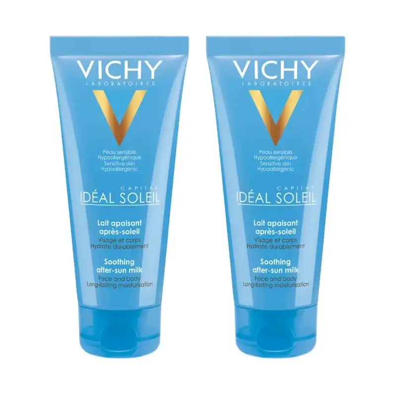 Vichy Idéal Soleil Lait Après-Soleil Apaisant, 2X300 Ml