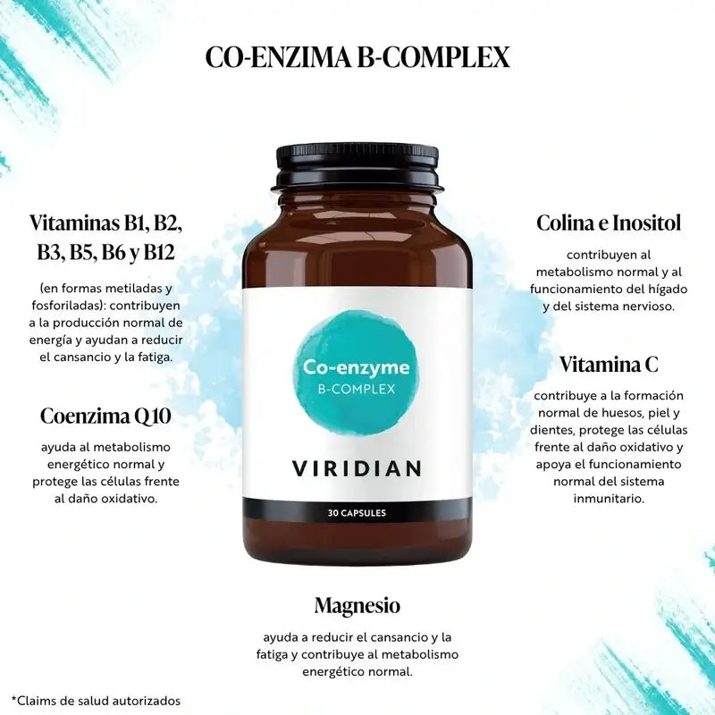 Viridian Coenzyme B Complex 30Cap.Veg.