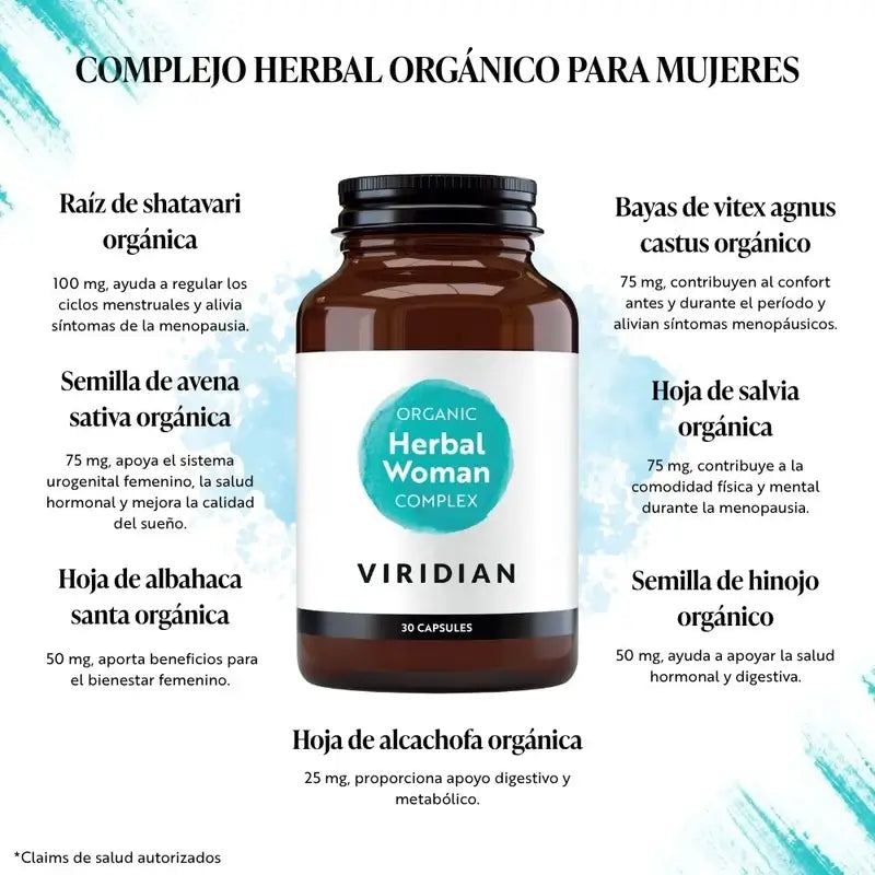 Viridian Complex Herbario Femme 30Cap.Veg. Bio